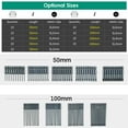 thumbnail image 3 of Graflsoa 10-Piece S2 Alloy Steel Slotted Screwdriver Bits Set, High Torque Magnetic Tips, 50mm Length, 1/4 Inch Drive, Durable and Impact Resistant, 3 of 6