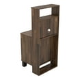 thumbnail image 6 of Furniture of America Armo 1-Drawer and 2-Shelf Wood Adult Nightstand, Light Hickory, 6 of 9