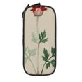 thumbnail image 2 of XMXY Vintage Watercolor Flowers Large Capacity Pencil Case, Portable Pencil Bags with Compartments Zipper Black, 2 of 7