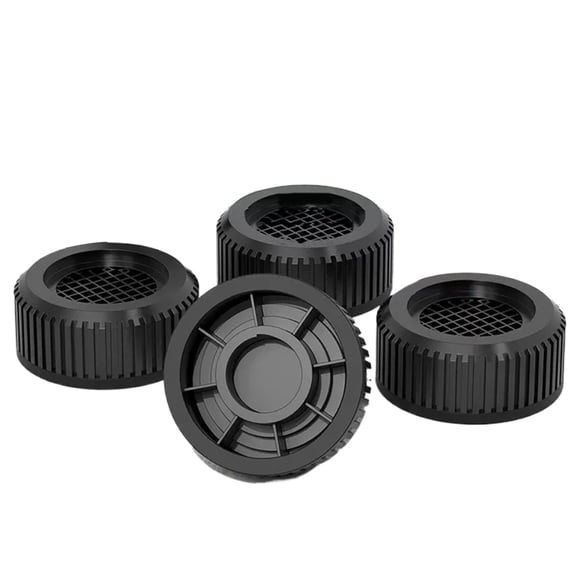 Toystoory 4 unids/set Base elevada antideslizante para lavadoras estructura de rejilla para fácil apilamiento y estabilidad Conjuntos de muebles de dormitorio Circular monocapa