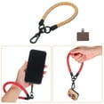 thumbnail image 3 of Unique Bargains Phone Lanyard Universal Polyester Wrist Lanyard with Lanyard Patch for Smartphone Yellow Rainbow 1 Pack, 3 of 4