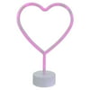 Northlight Neon Style Valentines Day Heart Table Light