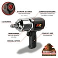 thumbnail image 2 of Performance Tool M631 1/2-Inch Composite Impact Wrench - Powerful and Lightweight Air Tool for Professional Mechanics and DIY Enthusiasts, 2 of 5
