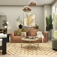 thumbnail image 4 of 36" x 48" Leaf Framed Wall Art with Silver Frame, by CosmoLiving by Cosmopolitan, 4 of 6