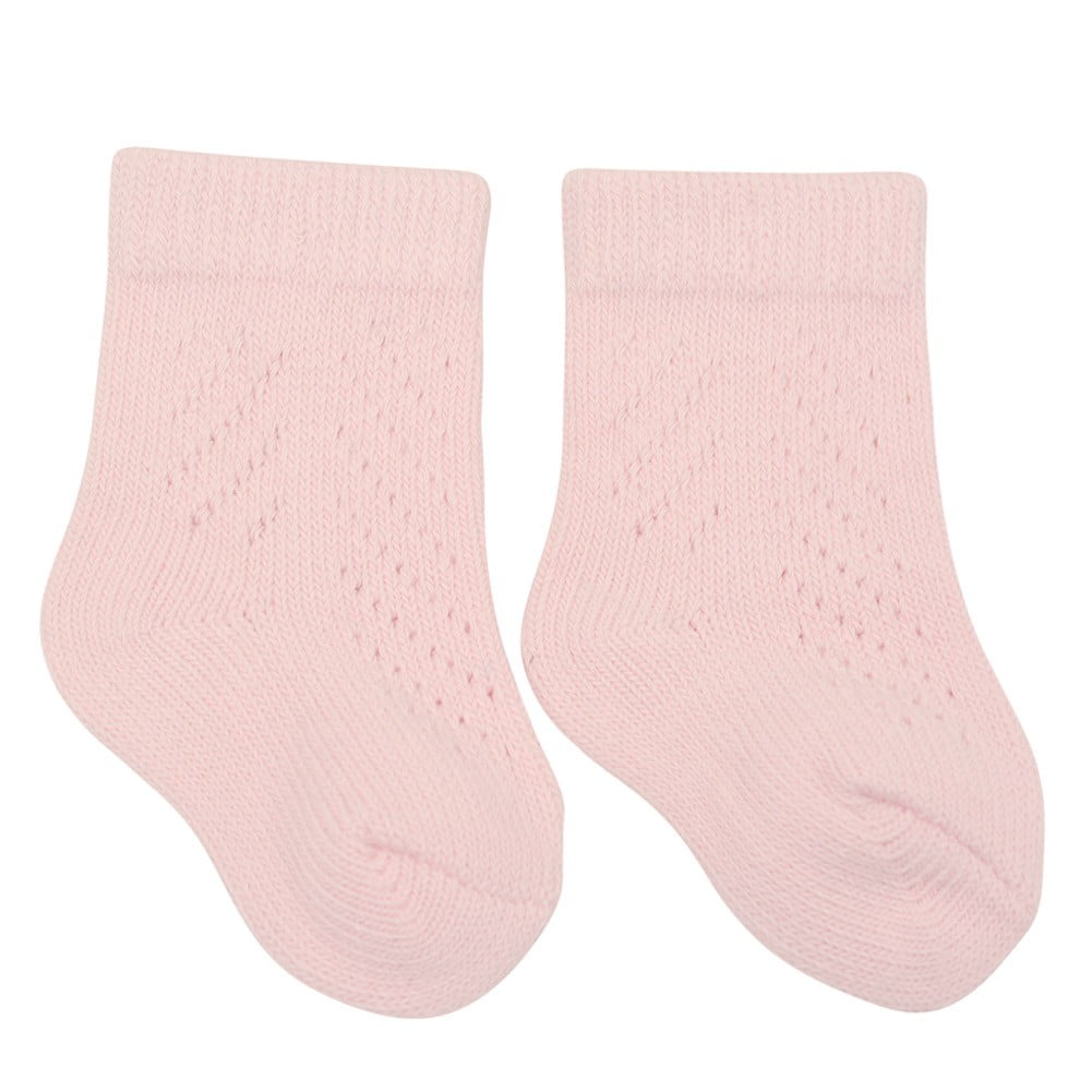Navy Piccolo Heavyweight Opaque Baby Girl Tights 0-24M