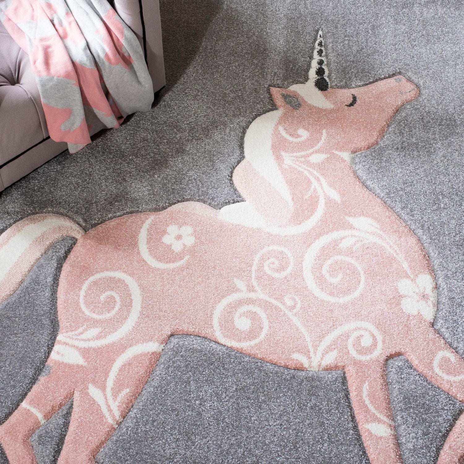 Safavieh Carousel Kids Dalach Unicorn Area Rug