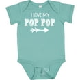 thumbnail image 3 of Inktastic I Love My Pop Pop with Arrow Boys or Girls Baby Bodysuit, 3 of 5