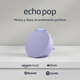 thumbnail image 1 of Amazon Echo Pop (modelo más reciente): nuestra bocina más pequeña que se adapta a cualquier habitación (negro), con el Acceso Anticipado de Alexa,Lavanda, 1 of 2