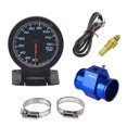 thumbnail image 1 of Dragon 60mm Car Water Temp Gauges Whire Face Stepping Motor 20-120 Celsius Temperature Meter, 1 of 1