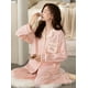 thumbnail image 1 of Pijama de primavera y otoño para mujer, cárdigan de manga larga de algodón, ropa exterior holgada informal, conjunto de ropa para el hogar de otoño e invierno, 1 of 5