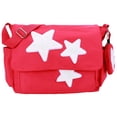 thumbnail image 1 of Lovely Satchel Bag Casual Y Versátil Pentagrama Nailon Bandolera Un Hombro Mujer S () Rojo, 1 of 9