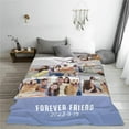 thumbnail image 3 of Personalized Custom Blanket with Photo Birthday Gifts for Family Son Daughter Wife Husband, Birthday for Her Him, Women Men Gifts Fits Couch Bedroom Living Room, 3 of 6