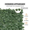 thumbnail image 2 of Vevor WLSRZZWQ1J59PISG2V0 59 x 158 in. Ivy Privacy Fence Artificial Green Wall Screen, 2 of 5
