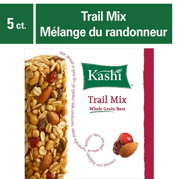 Barres de céréales entières Kashi – Mélange du randonneur, 175 g