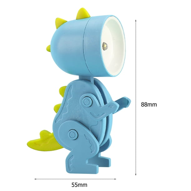Luz de noche LED plegable con orejas Mini luz de mascota linda creativa para sala de estar (Q JShteea Libre de BPA