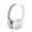 White, variant on moobody Portable Wired Overear Headphones, Earphones for Kids MP4 MP3 Smartphones Laptop, Wired Headset, Adjustable Headband, Noise Isolation
