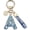 Blue, variant on Pink Blue White Initial Letter Keychain for Women Girls, Bling Sparkly Rhinestone Key Ring, Cute Car Key Backpack Purse Accessories