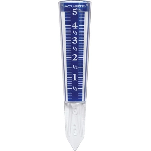 AcuRite 5inch Blue Capacity Rain Gauge