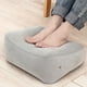 thumbnail image 5 of 2 piezas de pies inflables descanso almohada flocado PVC Masaje de pies Taburete Relax Cushion para viajes al aire libre (Gris), 5 of 5