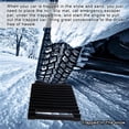 thumbnail image 3 of HSHDLDF Traction Tracks Mats - Emergency Tire Traction Mats, Car Wheel Anti-Skid Pad, Track Tire Ladder, Vehicle Extraction Traction Mats, Recovery Traction Tracks for Off-Road Mud, Sand, Snow Tire, 3 of 7