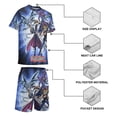 thumbnail image 3 of Kids Yu-Gi-Oh Short Sleeve T-Shirt And Shorts Outfit Set Athletic Mesh Shorts Set for Boys, 3 of 7