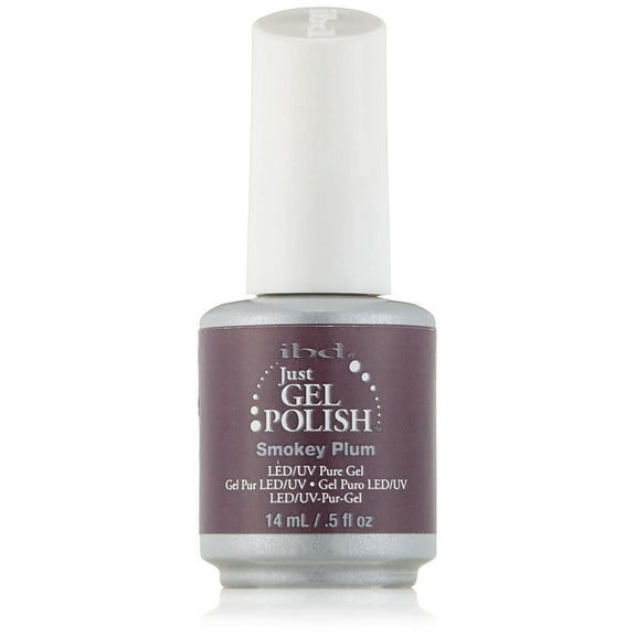 IBD Just Gel Nail Polish, Smokey Plum, 0.5 Fluid Ounce