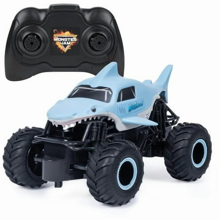 tek NT81135 Monster Jam 1-24 Scale 2.4GHz Official Megalodon Remote Control Monster Truck, Kids Toys for Boys & Girls Ages 4 & Up