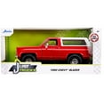 thumbnail image 3 of Jada 31594 1980 Chevrolet Blazer K5 Off Road Metallic Red & White Just Trucks 1 by 24 Diecast Model Car, 3 of 3