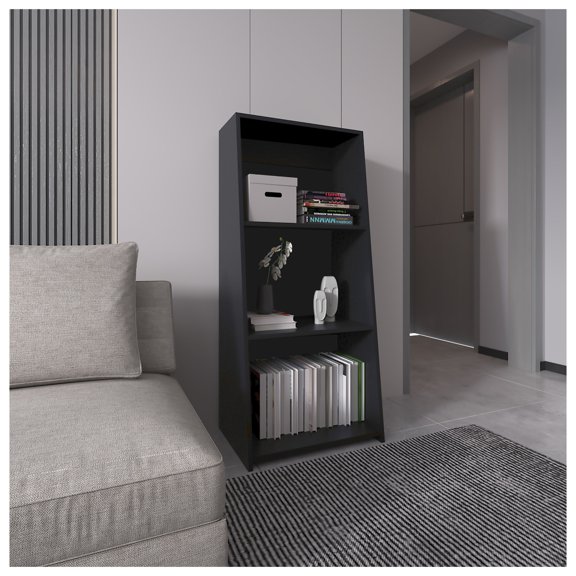 Bookcase 47" H, 3 shelves, Black