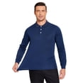 thumbnail image 6 of Pinspark Men's Long Sleeve Golf Polo Shirts Moisture Wicking Quick Dry Lightweight Collared Casual Tops, 6 of 6