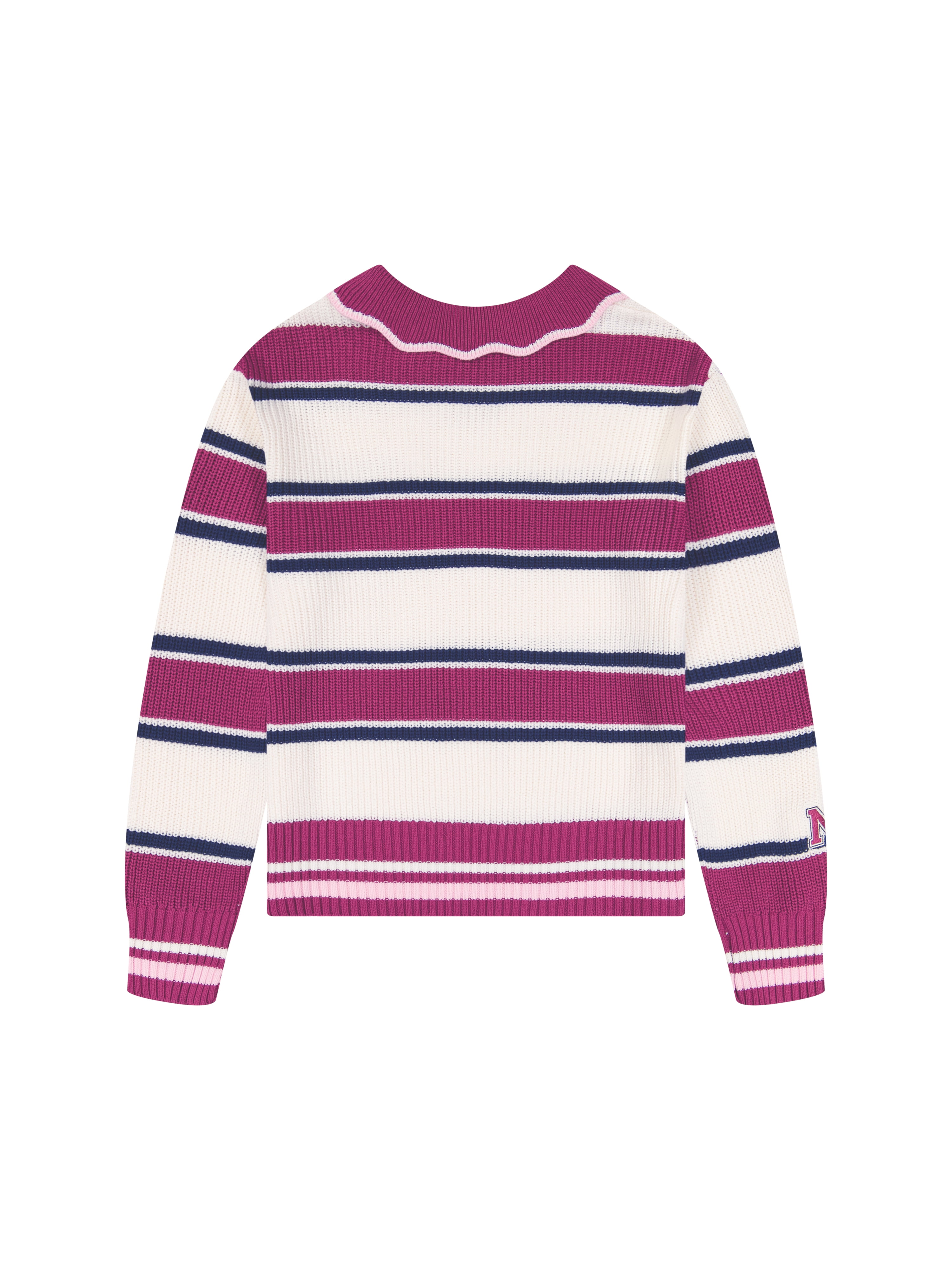 Disney Minnie Mouse Women's Graphic Striped Long Sleeve Sweater, Sizes XS-3XL