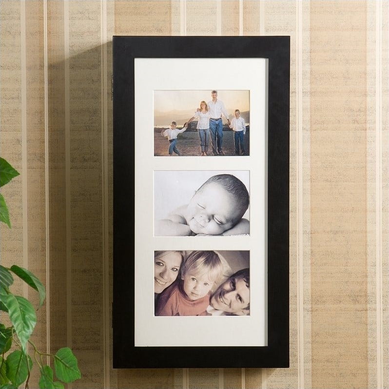 Southern Enterprises Photo Display Wall Mount Black Jewelry Armoire Canada Jewelry Armoire Canada, Bed Bath And Beyond Jewelry Armoire