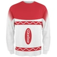 thumbnail image 1 of Halloween Marker Costume Red All Over Mens Long Sleeve T Shirt, 1 of 2