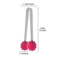 thumbnail image 3 of Mini Stainless Steel Silicone Tongs, Food Serving Clips, Ice Cube Clamps, Kitchen Utensils for Appetizers and Desserts, 3 of 6