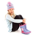 thumbnail image 2 of Peppa Pig Bottes de Pluie pour Filles à Fleurs Violettes avec Poignées (7 UK Enfant), 2 of 6