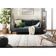 thumbnail image 4 of SAFAVIEH Berber Fringe Vinal Aztec Shag Area Rug, Cream/Dark Gray, 5'3" x 7'6", 4 of 12