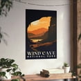 thumbnail image 3 of ELNEIT - Wind Cave National Park Poster, Unframed Matte, S01, 3 of 4