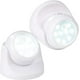 thumbnail image 1 of Lámpara LED inalámbrica: Juego de 2 focos LED inalámbricos con sensor de movimiento giratorio 360°, 1 of 7