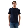 thumbnail image 1 of Gap - Playera de Cuello Redondo Suave para Hombre, Tapiz Azul Marino, M, 1 of 1