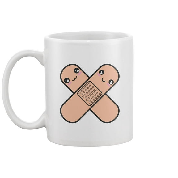 Band Aid Kawaii Mug -Image by Shutterstock