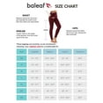 thumbnail image 6 of BALEAF Women's Fleece Lined Leggings Thermal Warm Winter Tights High Waisted Thick Yoga Pants Cold Weather with Pockets Ruby Wine XL, 6 of 6