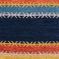 thumbnail image 3 of LR Home Square Lodge Multicolor Velvet Medium-Sized Indoor Pouf, 18"x18"x18", 3 of 10