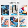 thumbnail image 6 of SereneLife 100 Pcs. Soft Industrial Gloves - Nitrile and Vinyl Gloves Powder Free Disposable Gloves (Medium Size), 6 of 6