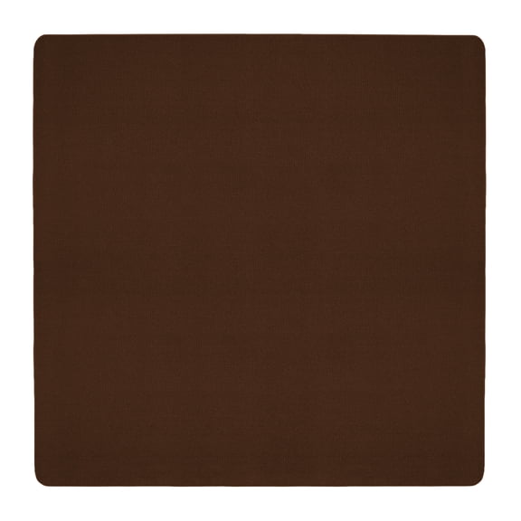 Skid-resistant Carpet Indoor Area Rug Floor Mat - Chocolate Brown - 8' X 8' - Many Other Sizes to Choose From
