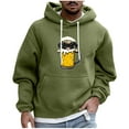 thumbnail image 3 of JUSLIO Mens Sweatshirt Hooded Graphic Hoodies Long Sleeve Pullover Drawstring Everyday Sweatshirts, 3 of 5