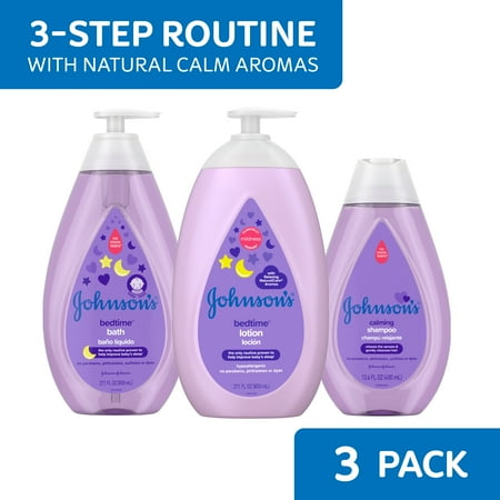 Johnson’s Baby Bedtime Routine Set: Bath Shampoo & Baby Lotion 3 Items