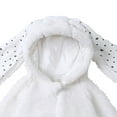 thumbnail image 7 of Zshosam Toddler Girl Jacket Boys Girls Fleece Jacket Full-Zip Fuzzy Fleece Sweatshirt Kids Toddler Windproof Coat Ultra Soft Winter Coat Size 3T 4T,(White 3-4 Years), 7 of 7