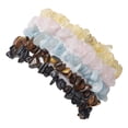 thumbnail image 2 of 12 Constellation Natural Mixed Gemstone Chip Beaded Stretch Bracelets Sets for Women Men Virgo Inner Diameter: 2-1/8 inch(5.5cm) 5pcs/set Diy, 2 of 5