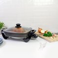 thumbnail image 4 of Kenmore Non-Stick Electric Skillet, 12x12" with Glass Lid, Black/Grey, 4 of 7