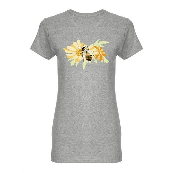 Abstract Western Honey Bee Shaped T-Shirt Women -Image by Shutterstock, Female Large